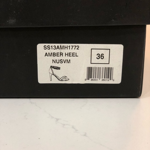 Tibi Amber heels in nude and silver. Size 36 - Picture 7 of 8